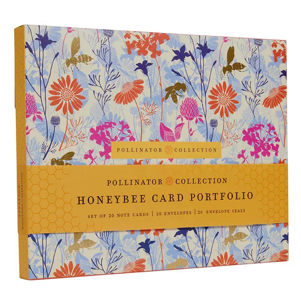 Honeybee Card Portfolio Set (Set of 20 Cards) stationary